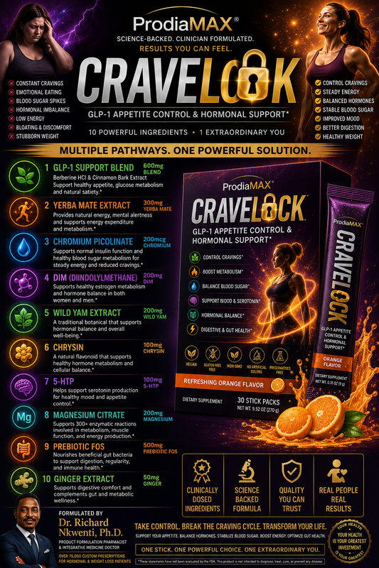 ProdiaMAX Cravelock Weight and Hormonal Support